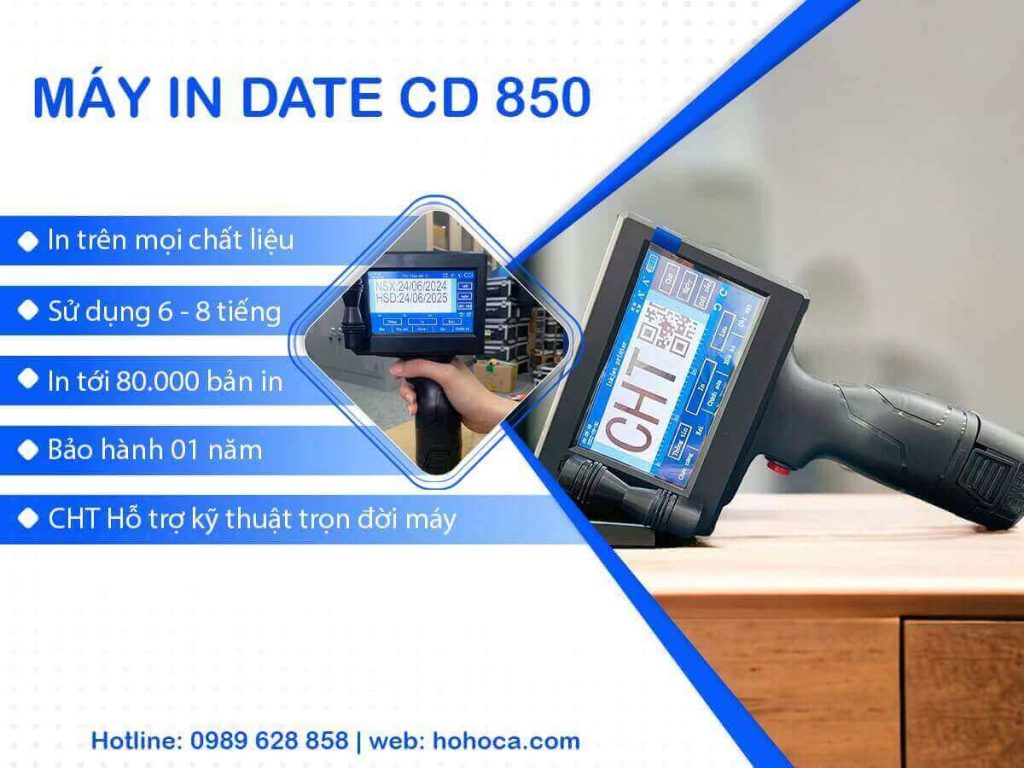Máy in date CD 850