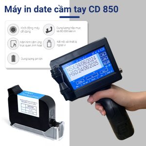 Máy in date cầm tay CD850 - phân phối Toàn quốc bởi CHT