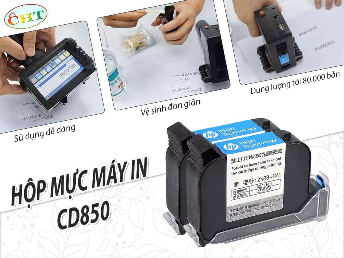 Hộp mực máy in date CD850