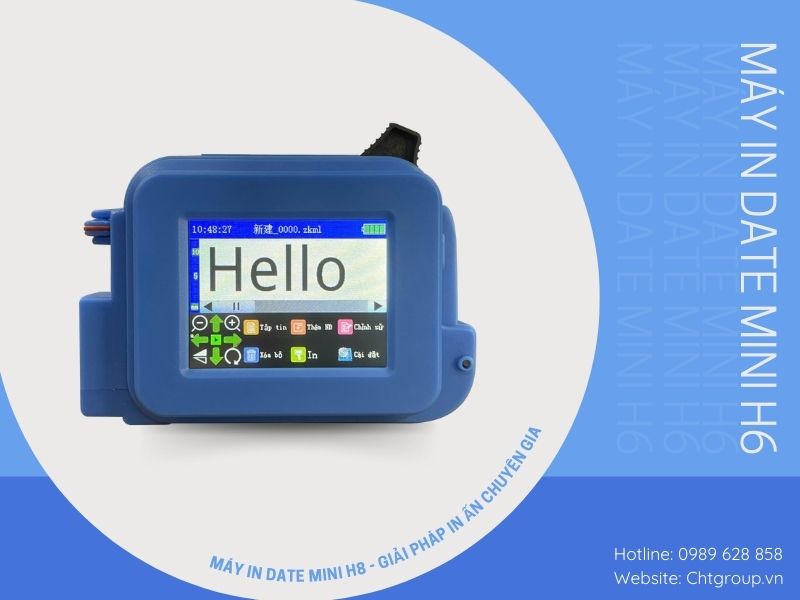 máy in date mini H6 - phân phối bởi CHT