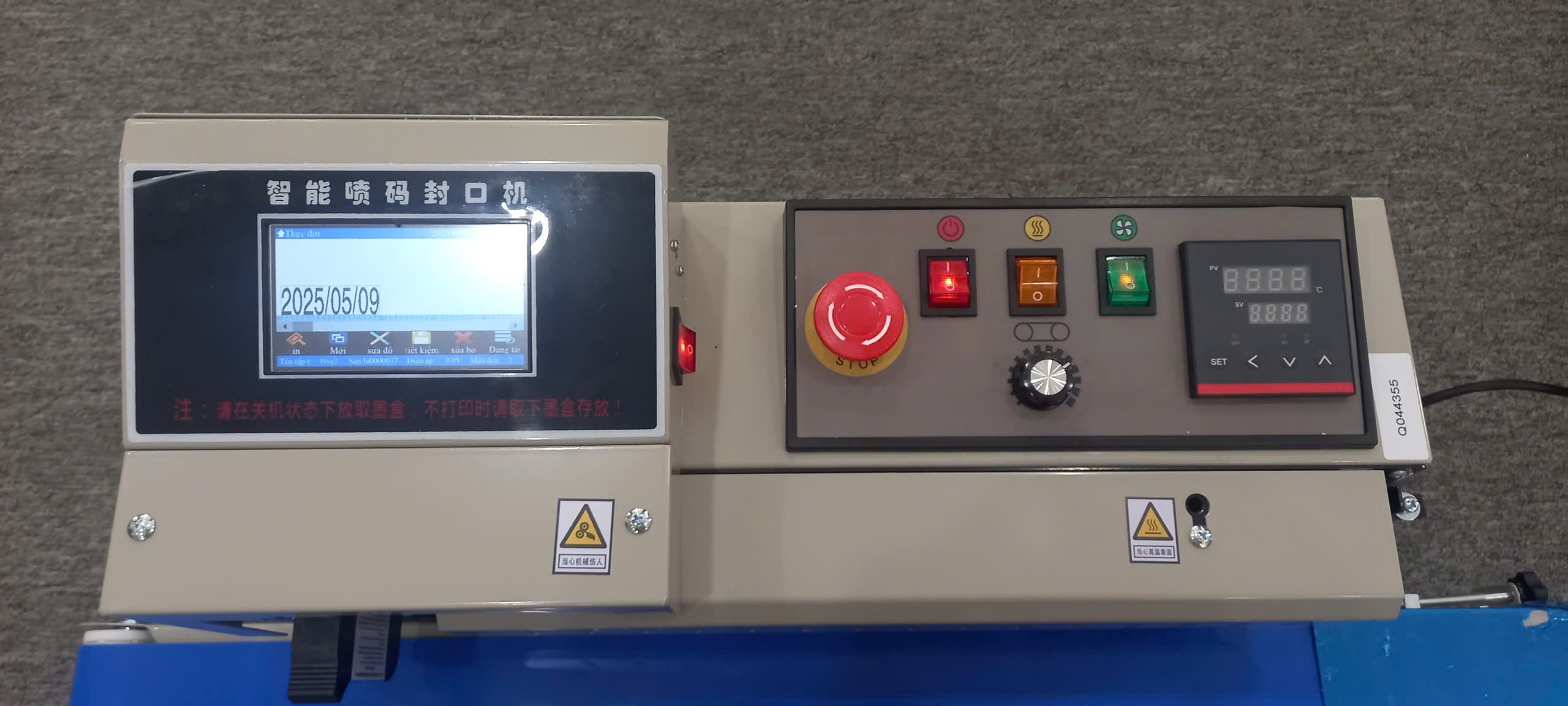 Đầu hàn nhiệt máy FR1600 gia nhiệt nhanh, cho đường hàn đều, chắc chắn và thẩm mỹ cao